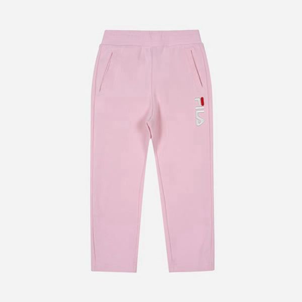 Pantalones Fila Niños Rosas - Uno Fleece - España 914257JGD